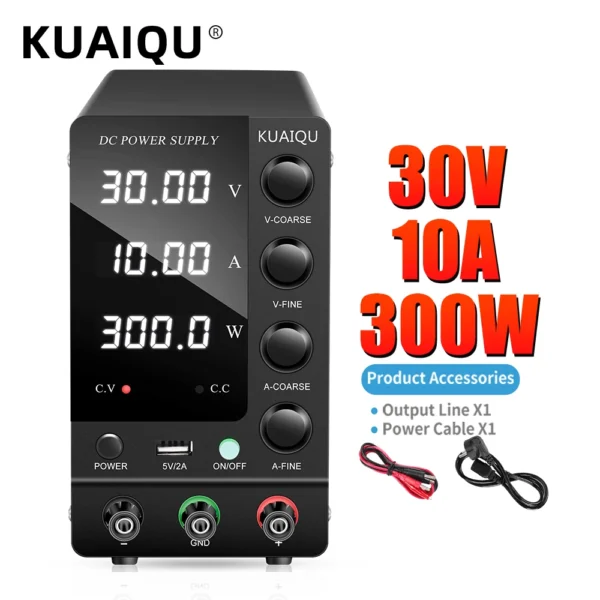 30V 10A DC Power Supply Adjustable Digit Display Mini Laboratory Power Supplies Voltage Regulator 60V 5A 120V 3A 32V 6A Repair