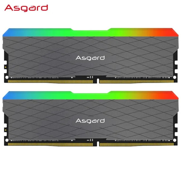 Asgard memoria ram  RGB RAM ddr4 8GBx2 16GBx2 3200MHz W2 Series ddr4 ram 1.35V dual-channel DIMM desktop memory ram