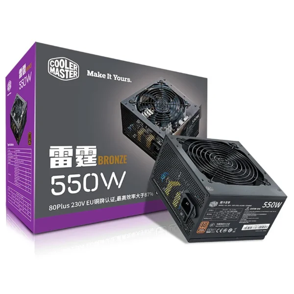 Cooler Master Thunderclap 500/550/600/650/700/750W Desktop computer power supply 80PLUS Bronze Certification