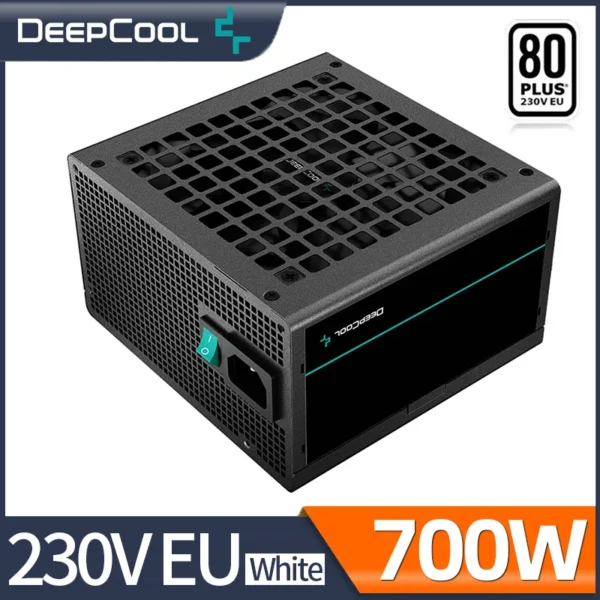 Deepcool PF700 PFC Max 80 Plus Power Supply Unit for PC Gaming Quiet 500W 600W 700W Desktop Computer Unit with 24pin 12V ATX PSU