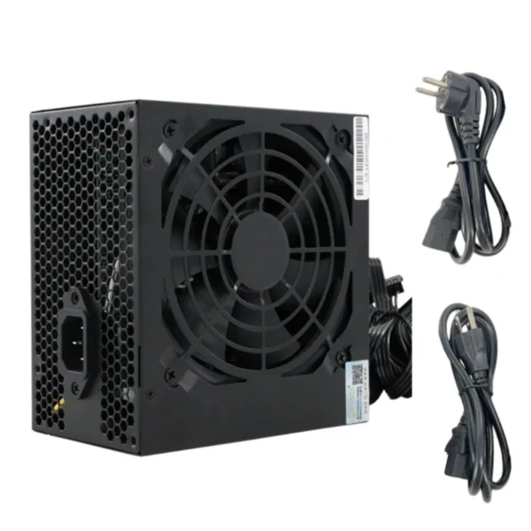 Rated-250W Gaming Power Supply for PC, 24pin 12V ATX AC180-264V ATX-400W 12cm Black Hydraulic Bearing Fan High Quality