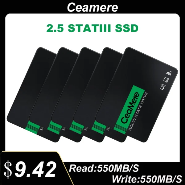 Wholesale 10PCS SSD 120GB 128GB Sata3 solid state drive 2.5 240GB 256GB hdd 512GB 480GB 960GB 1TB 2TB 4TB hard disk for Laptop
